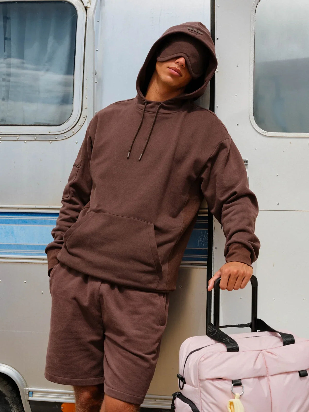 Lightweight Travel Hoodie - Espresso
