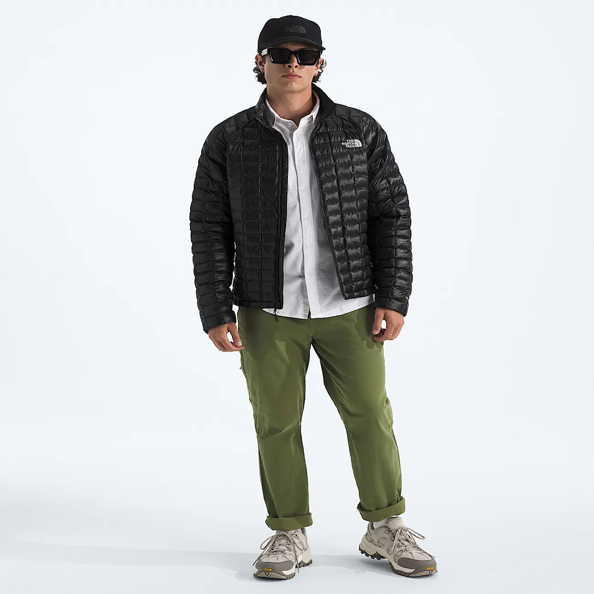 Men's Insulated Puffer Jacket - Black