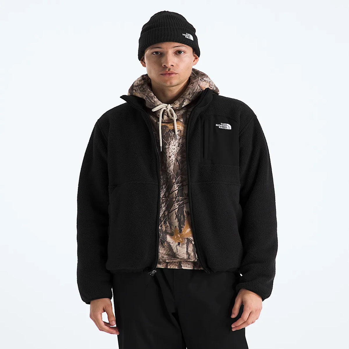 Men's Full-Zip Fleece Jacket - Black