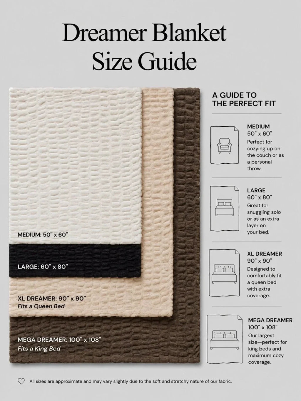 Oversized Plush Blanket - Navy