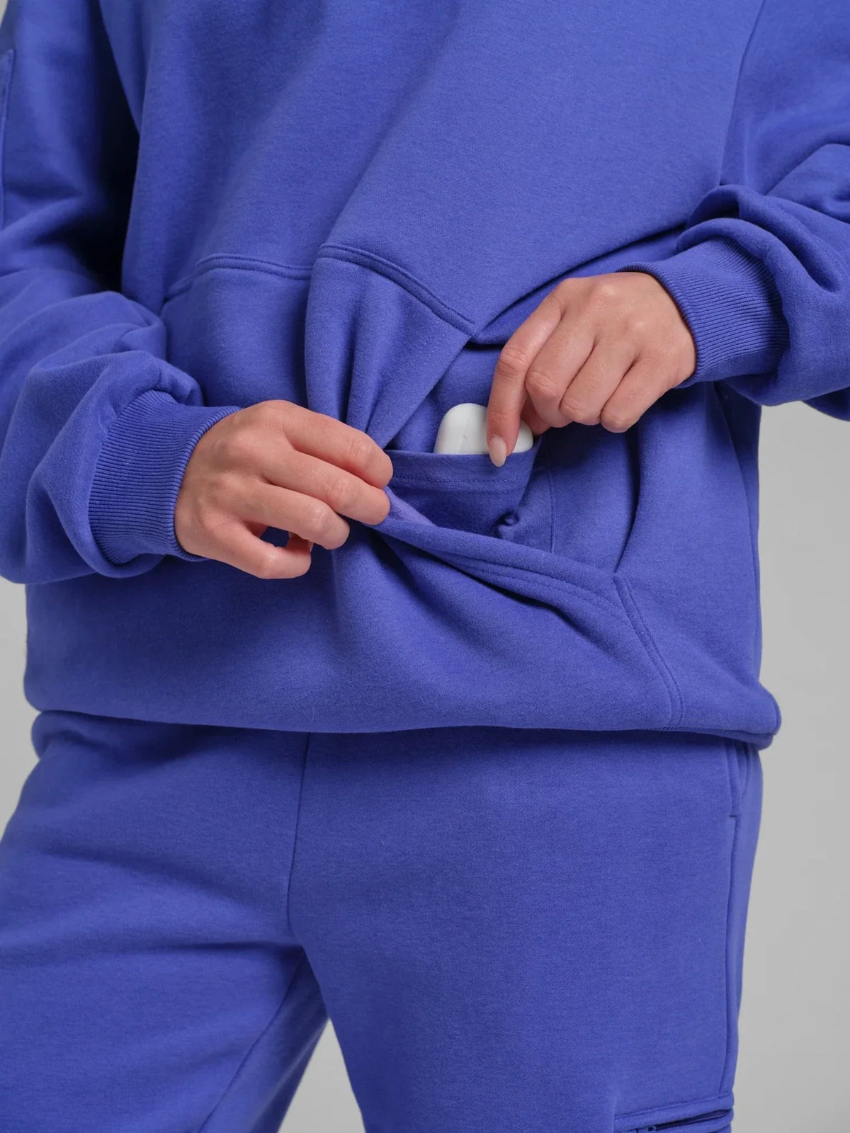 Neon Travel Pullover Hoodie - Ultra Violet
