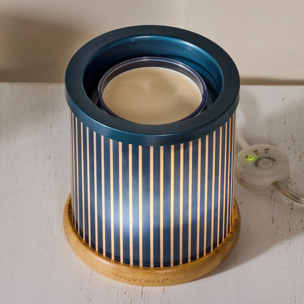 Striped Wood Wax Melt Warmer