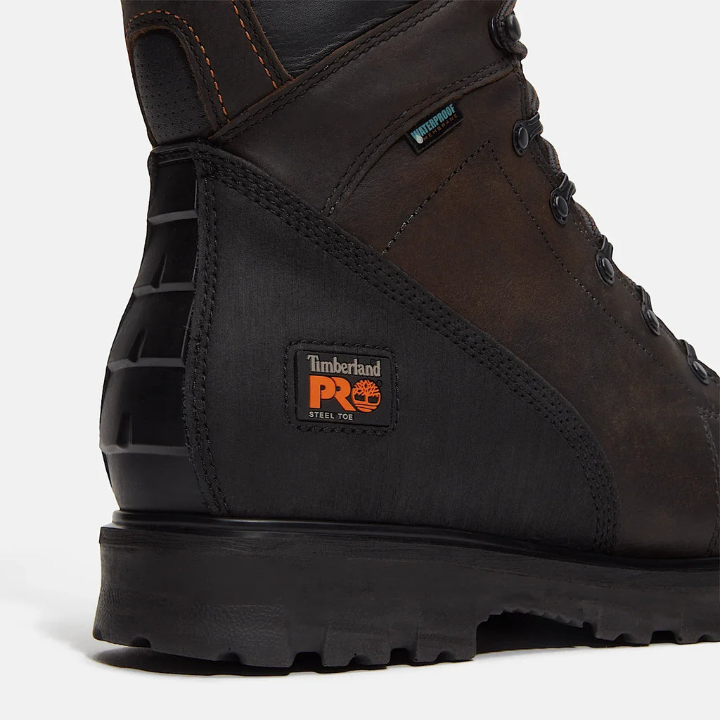 Men's 8-Inch Waterproof Steel Toe Work Boot