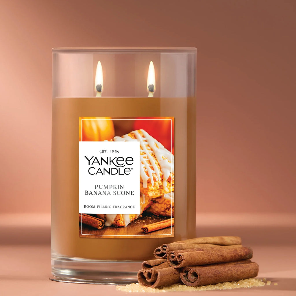 Large Tumbler Candle - Pumpkin Banana