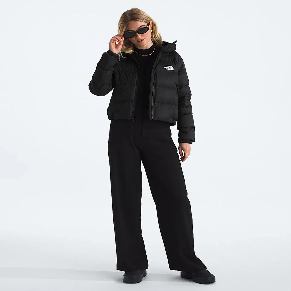 Women's Hooded Down Jacket - Black