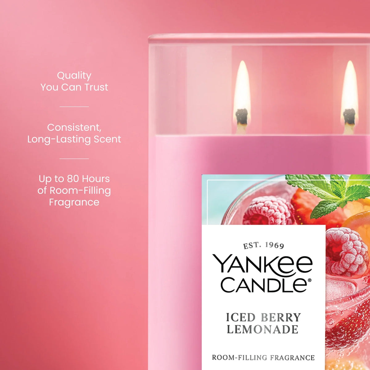 Large Tumbler Candle - Berry Citrus