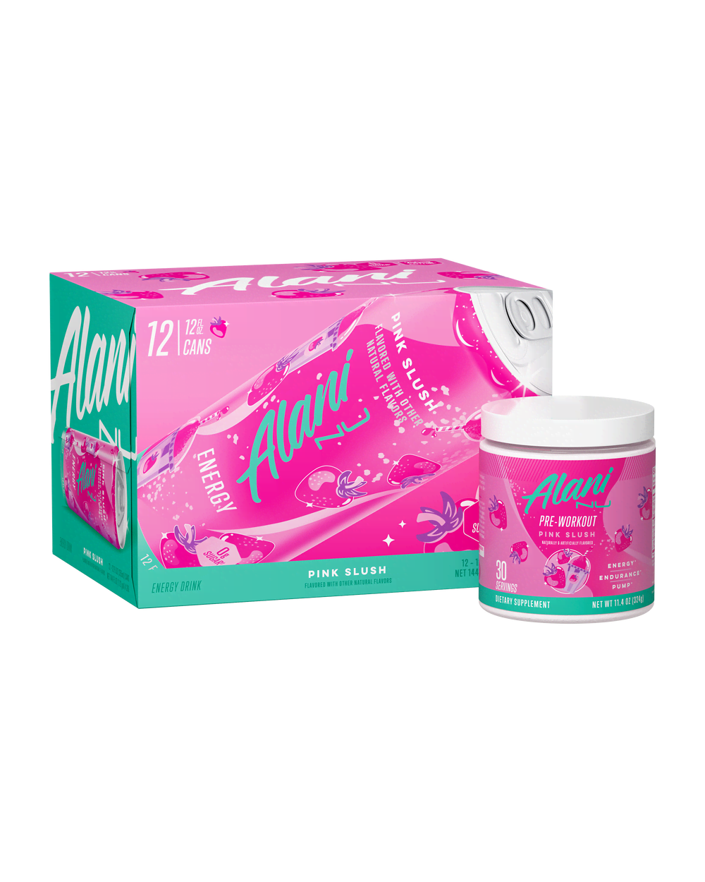 Energy Drink And Pre-Workout Bundle - Pink