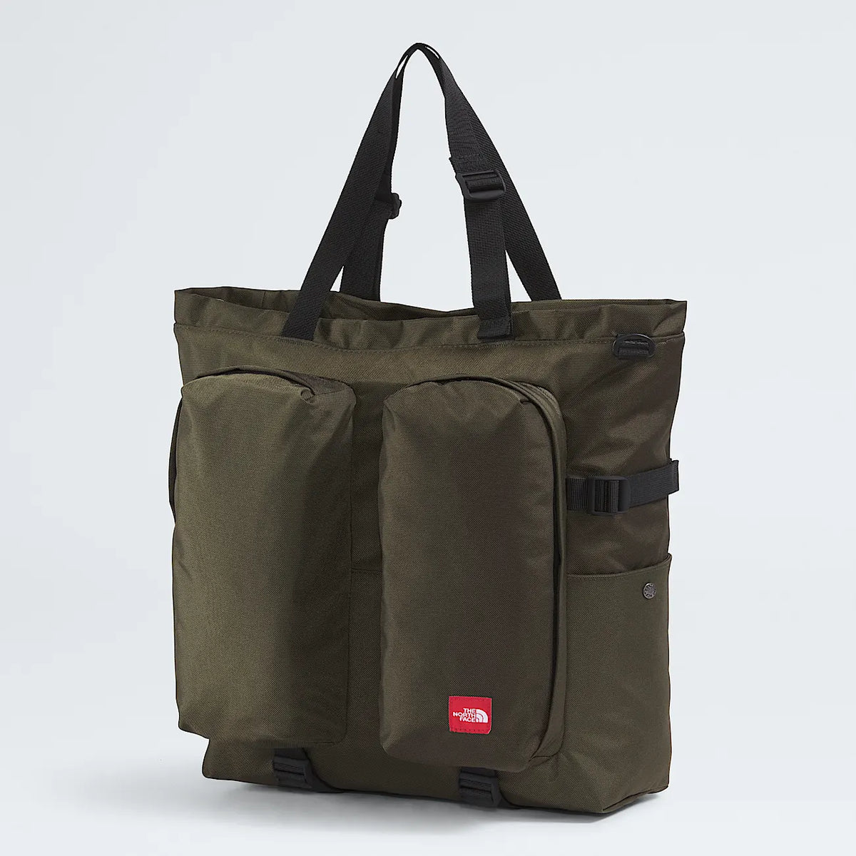 Graphic Tote Bag - Taupe Green