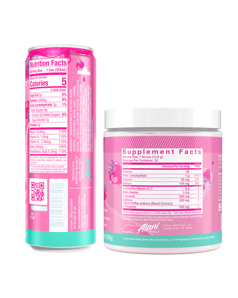 Energy Drink And Pre-Workout Bundle - Pink