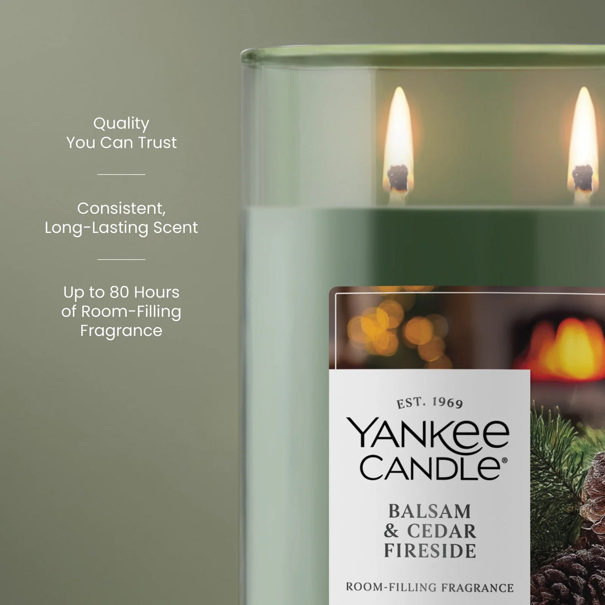 Large Tumbler Candle - Balsam Cedar