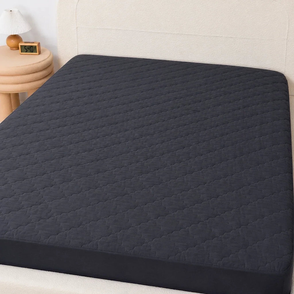 Waterproof Queen Mattress Protector - White