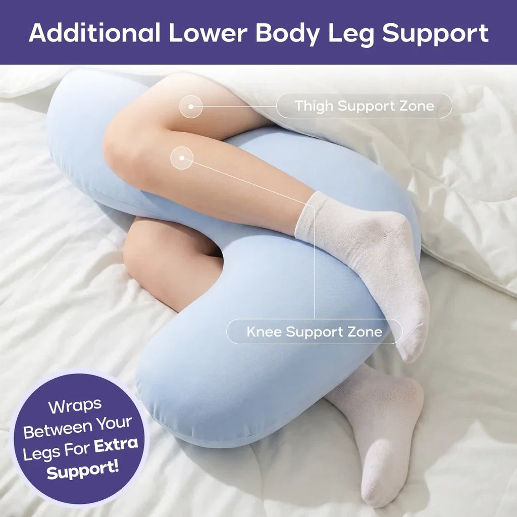 Cooling Body Pillow - Blue
