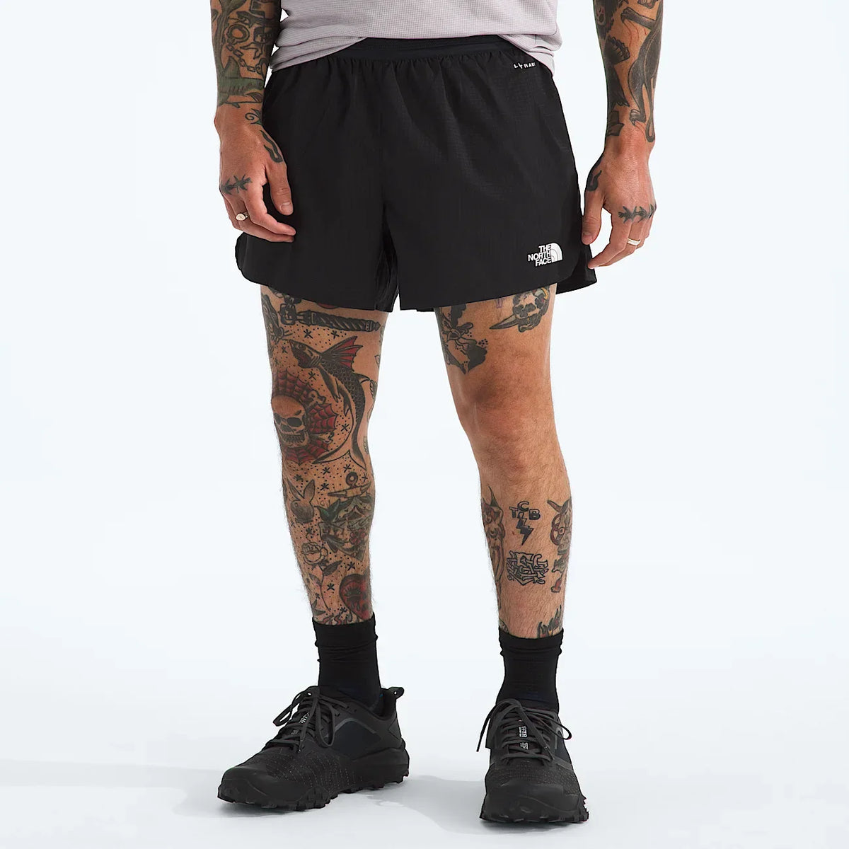 Men's 5-Inch Running Shorts - Black