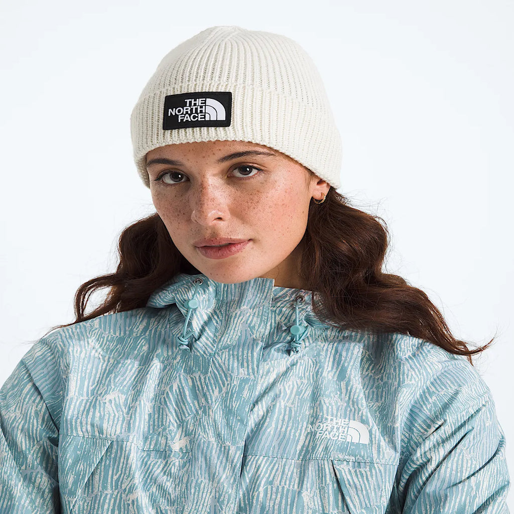 Cuffed Knit Beanie - Cream