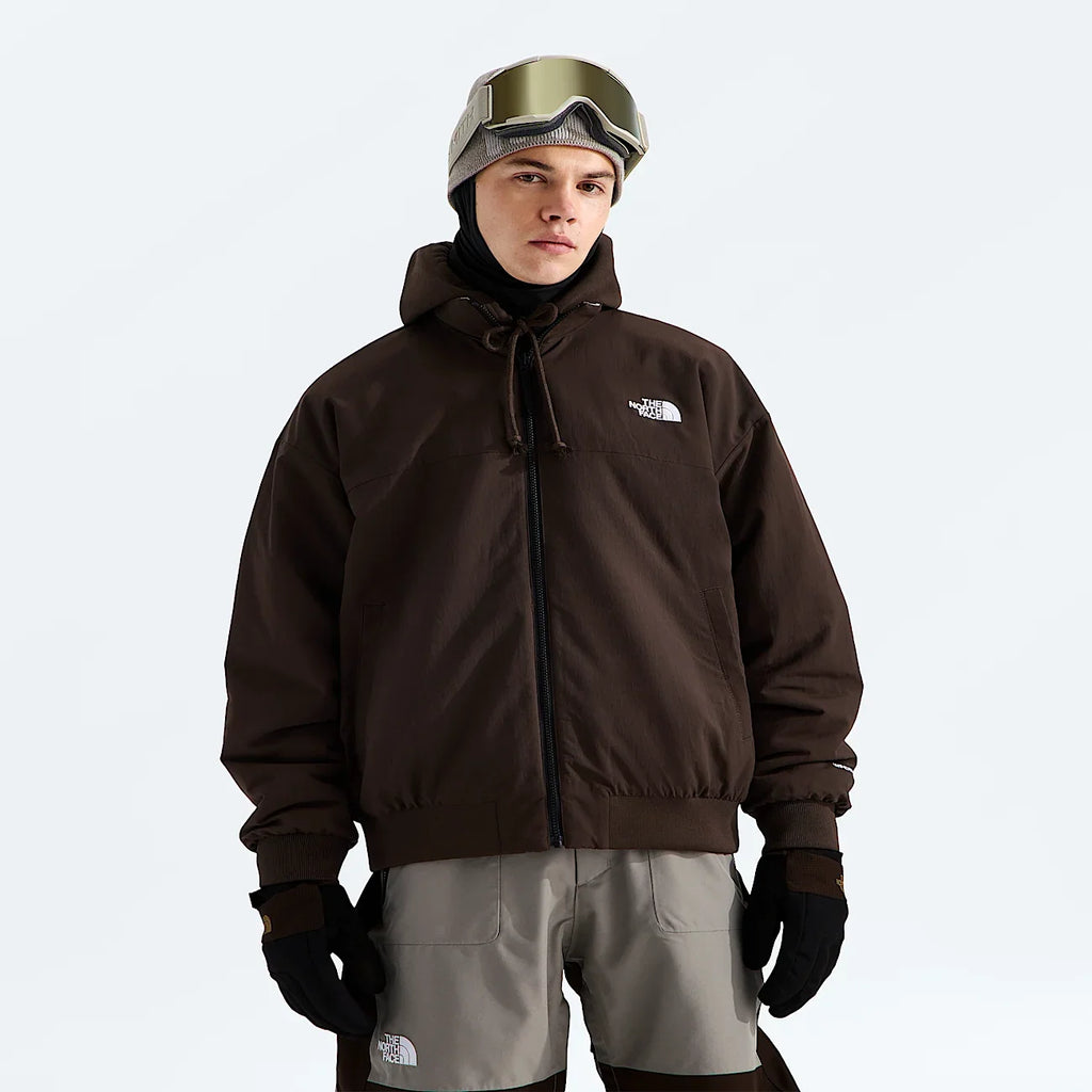 Reversible Bomber Jacket - Brown