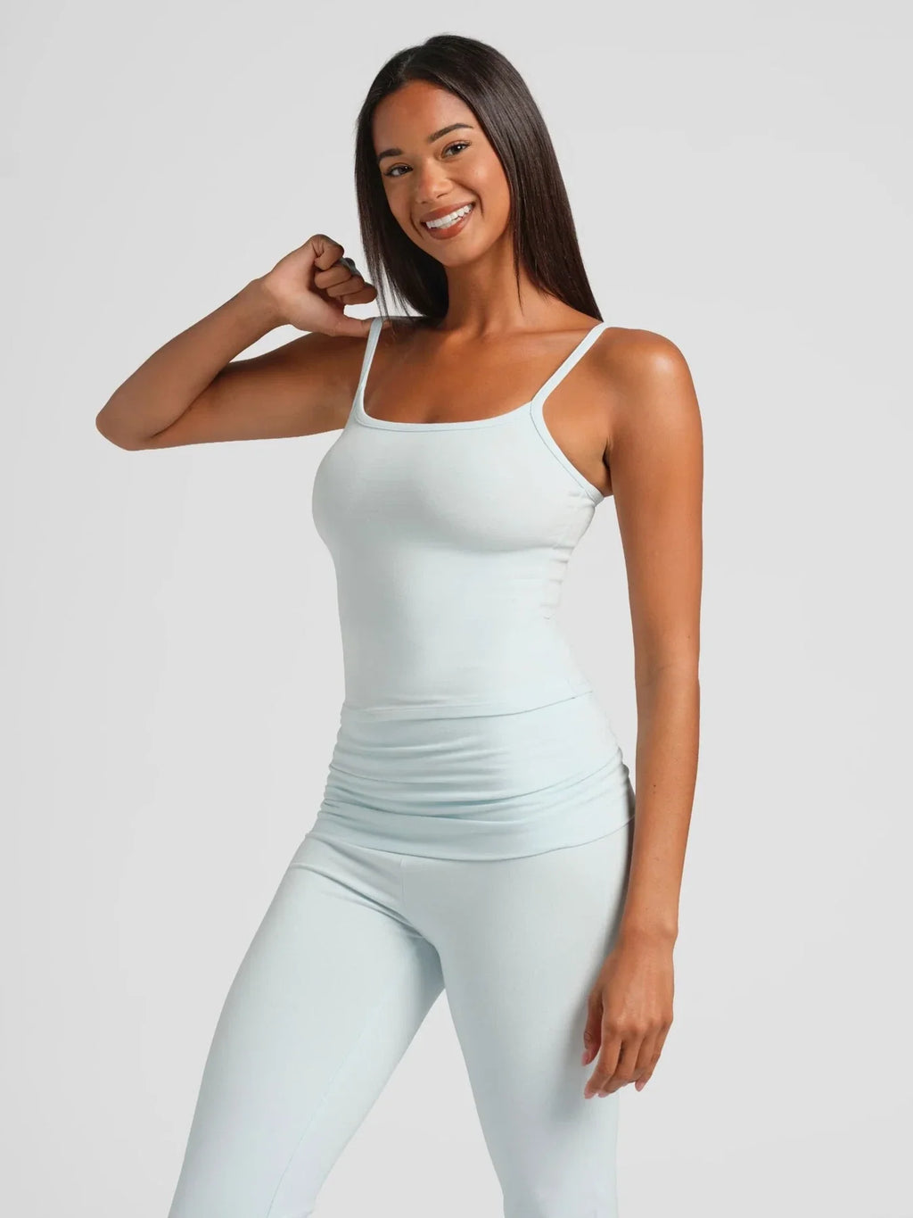 Stretch Camisole Top - Powder Blue