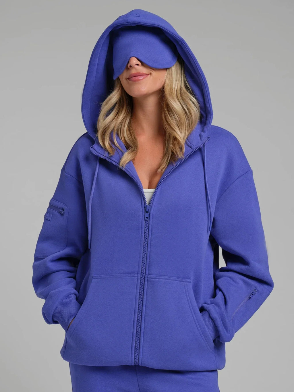 Full-Zip Travel Hoodie - Ultra Violet