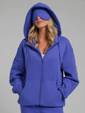 Full-Zip Travel Hoodie - Ultra Violet