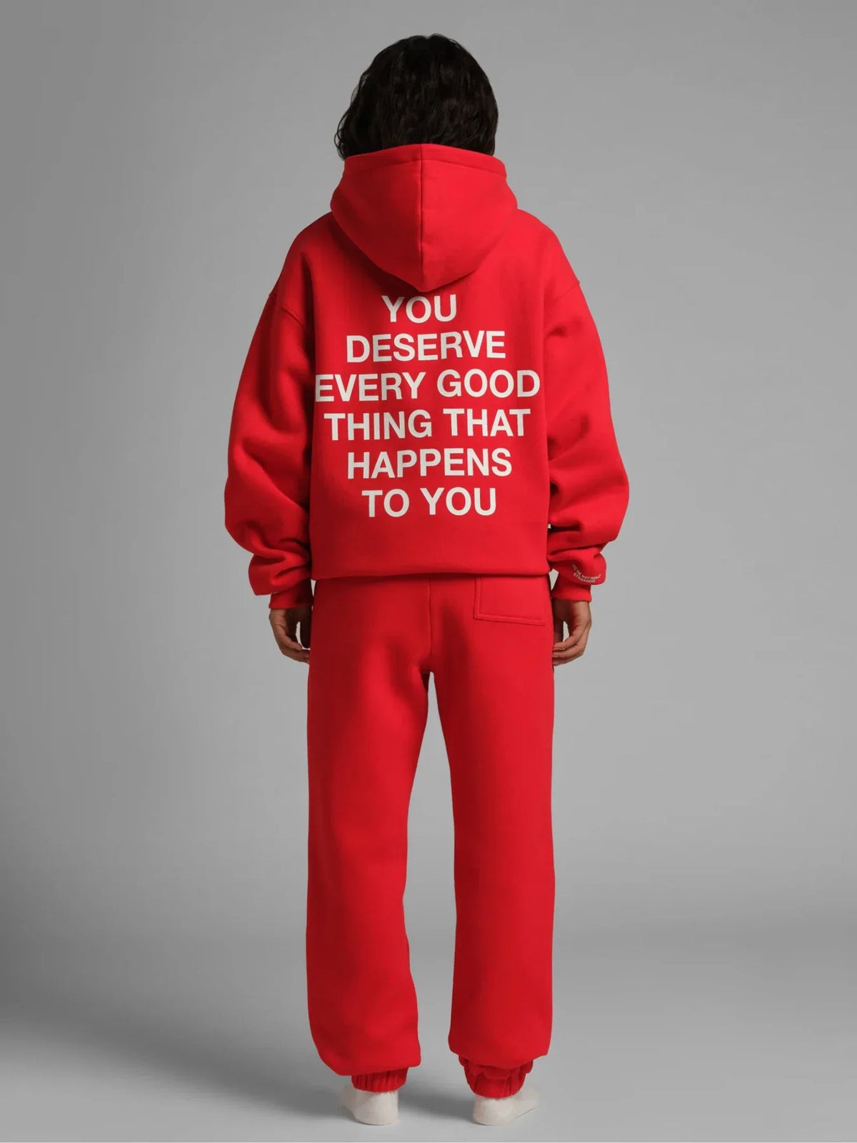 Graphic Jogger Sweatpants - Crimson