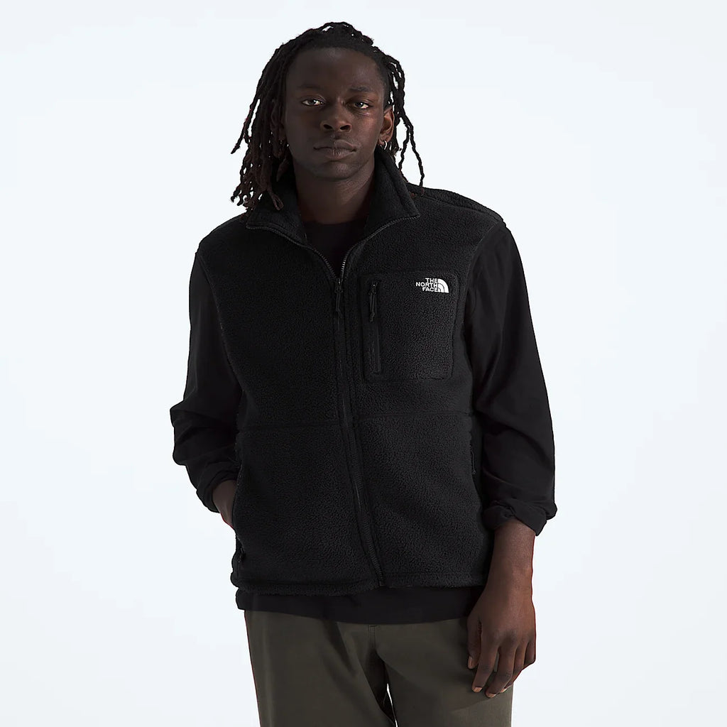 Men's Fleece Vest - Black