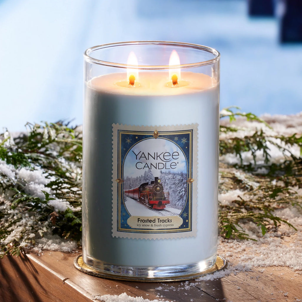 Large Tumbler Candle - Frosted Tracks