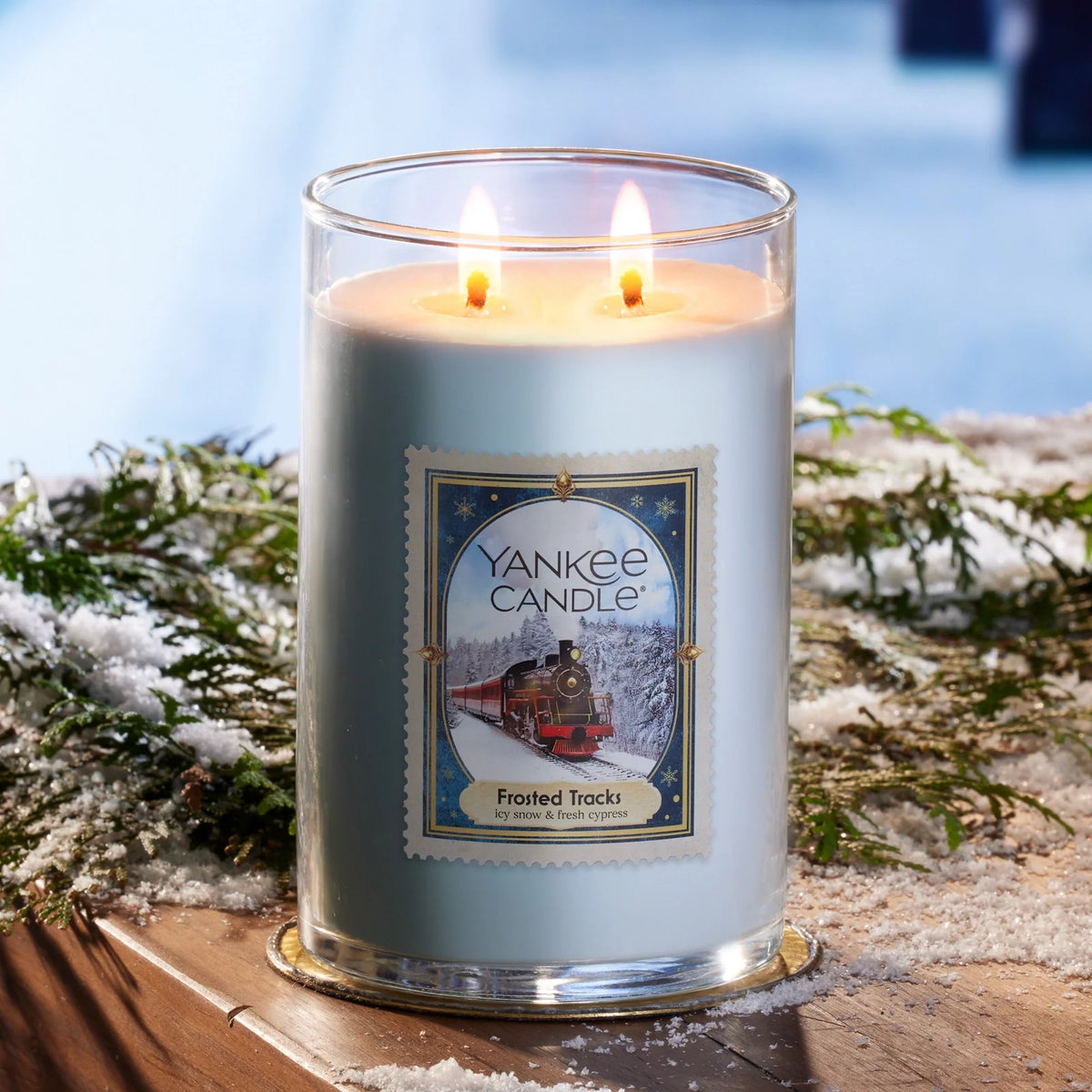Large Tumbler Candle - Frosted Tracks