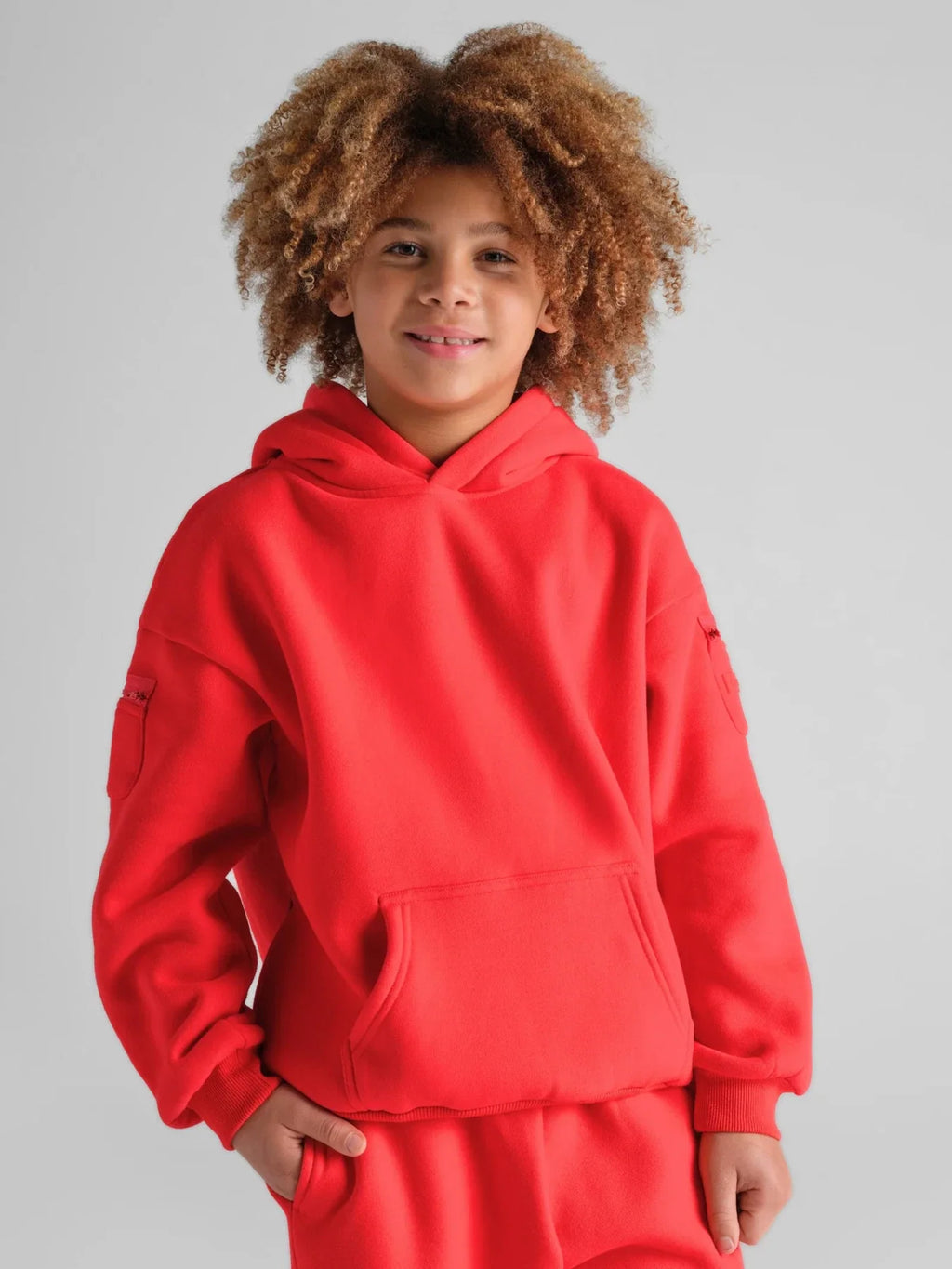 Kids' Hoodie - Crimson