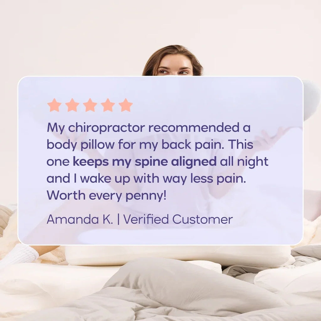 Cooling Body Pillow - Blue