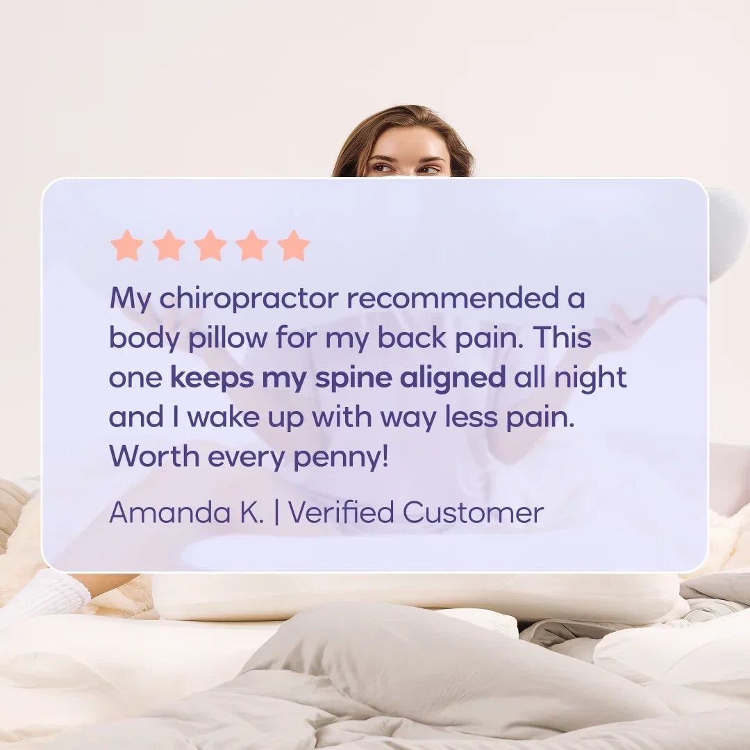 Cooling Body Pillow - Blue