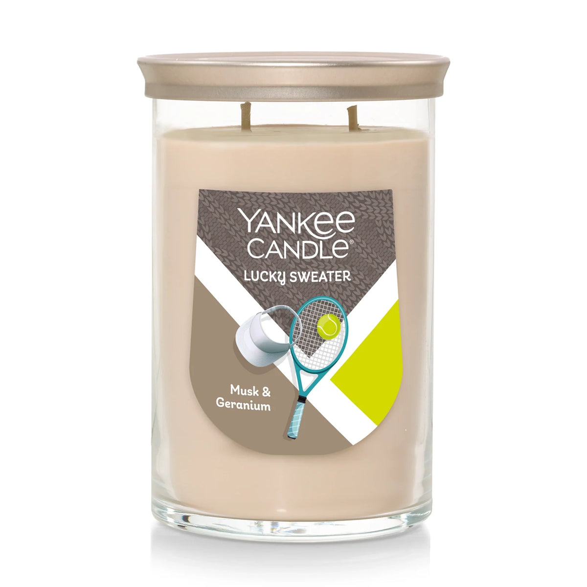 Musk And Geranium Scented Candle