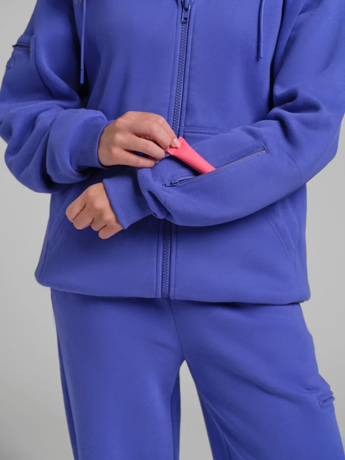 Full-Zip Travel Hoodie - Ultra Violet