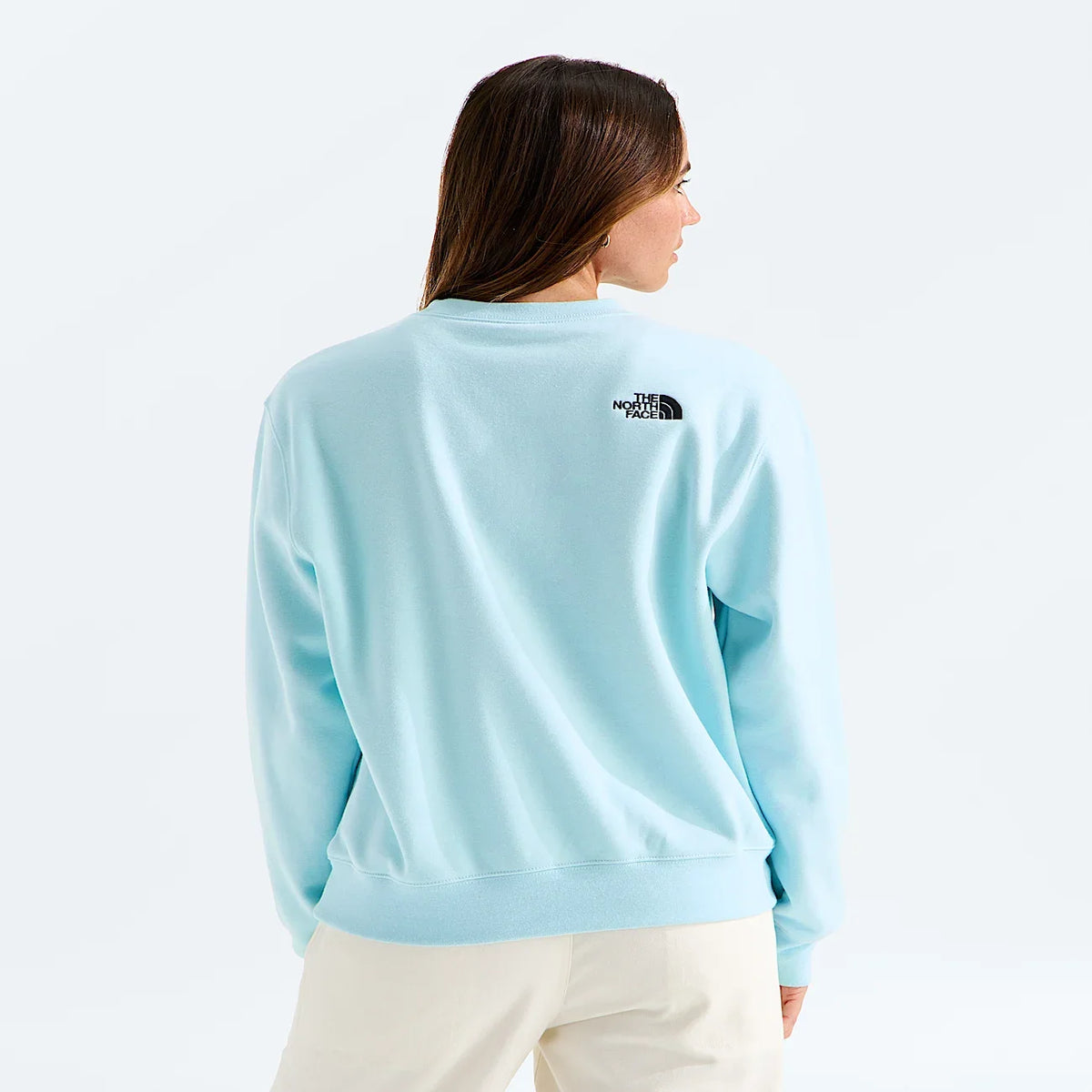 Women's Relaxed Embroidered Crew Sweatshirt - Blue
