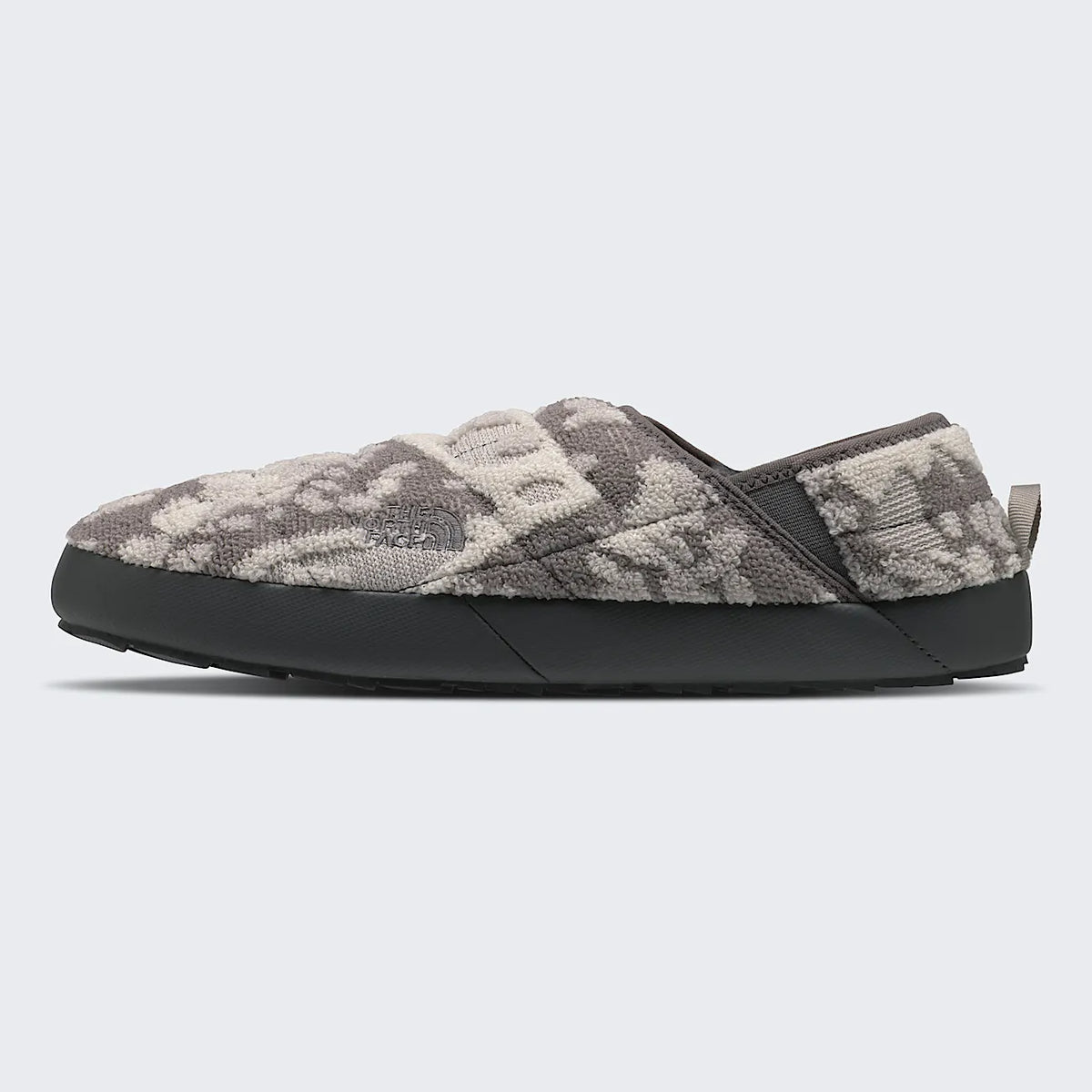 Insulated Knit Slipper Mule - Gray Print