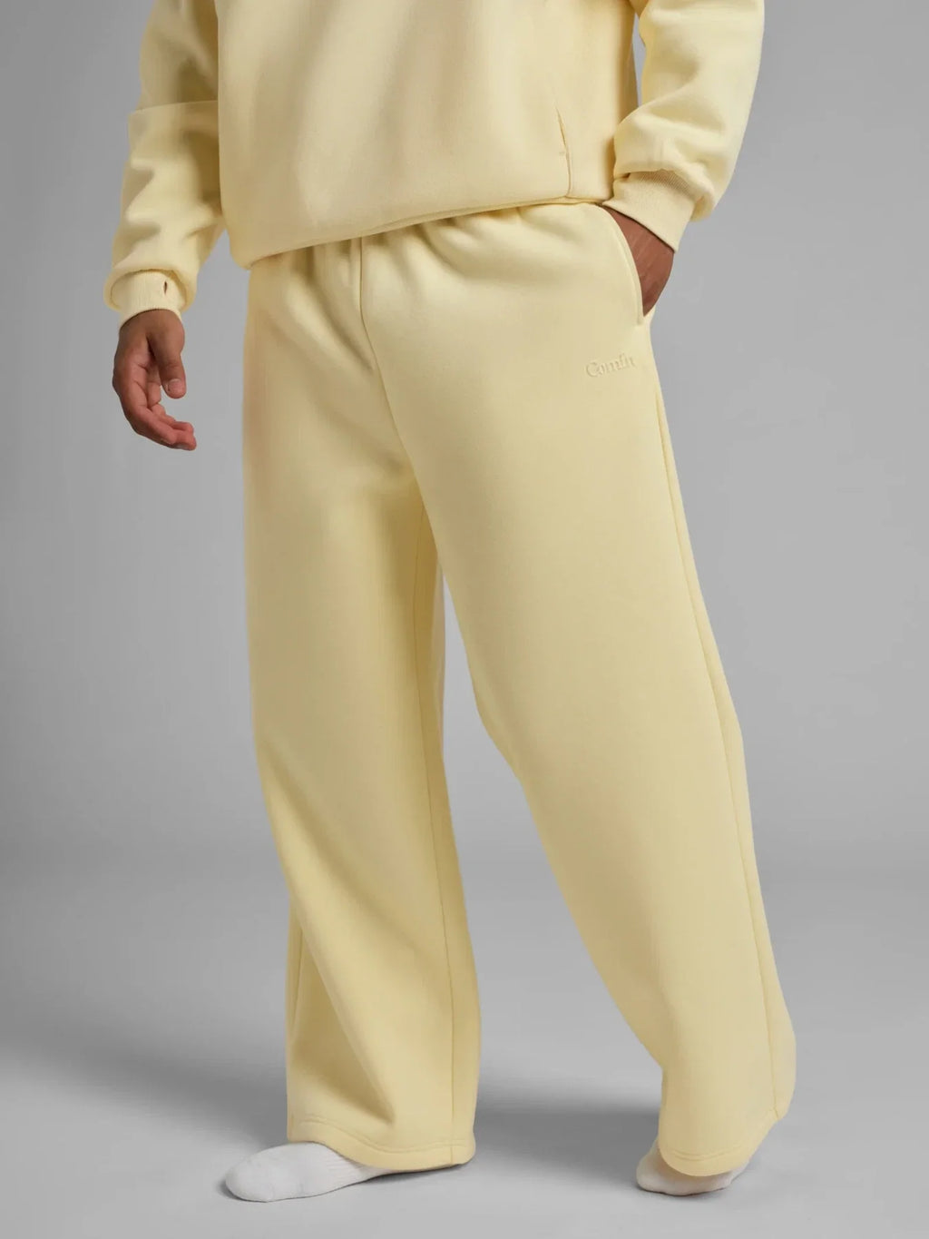 Wide Leg Sweatpants - Allure Blue