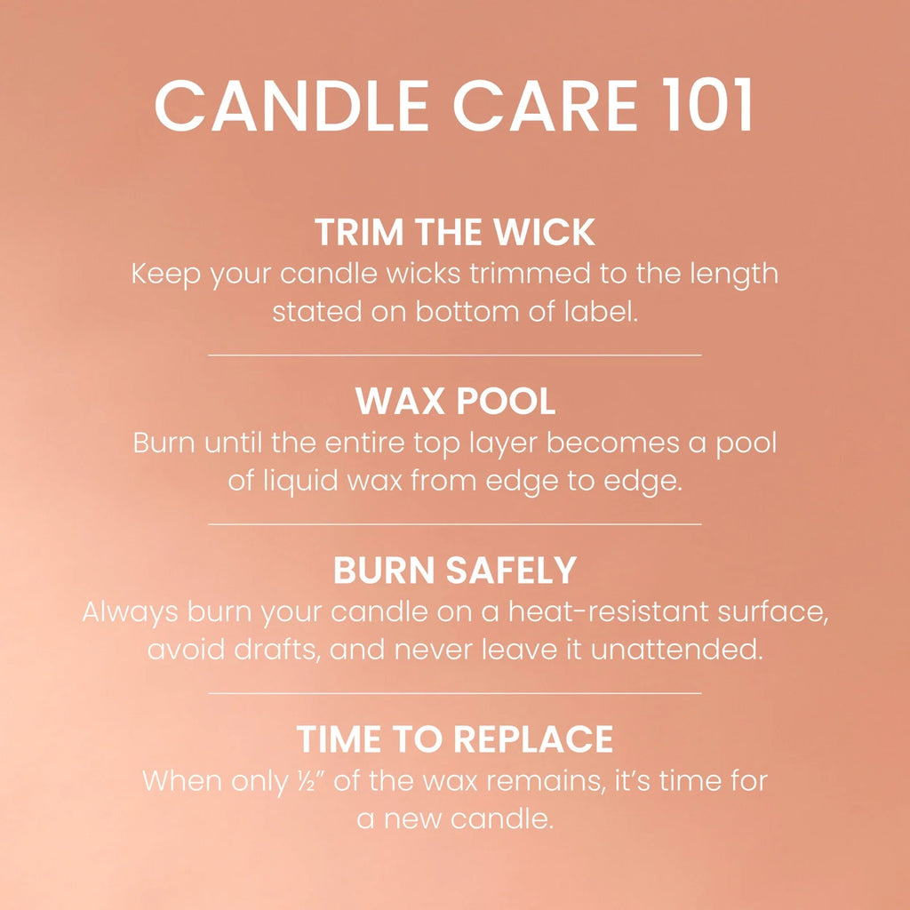 Large Tumbler Scented Candle - Peach