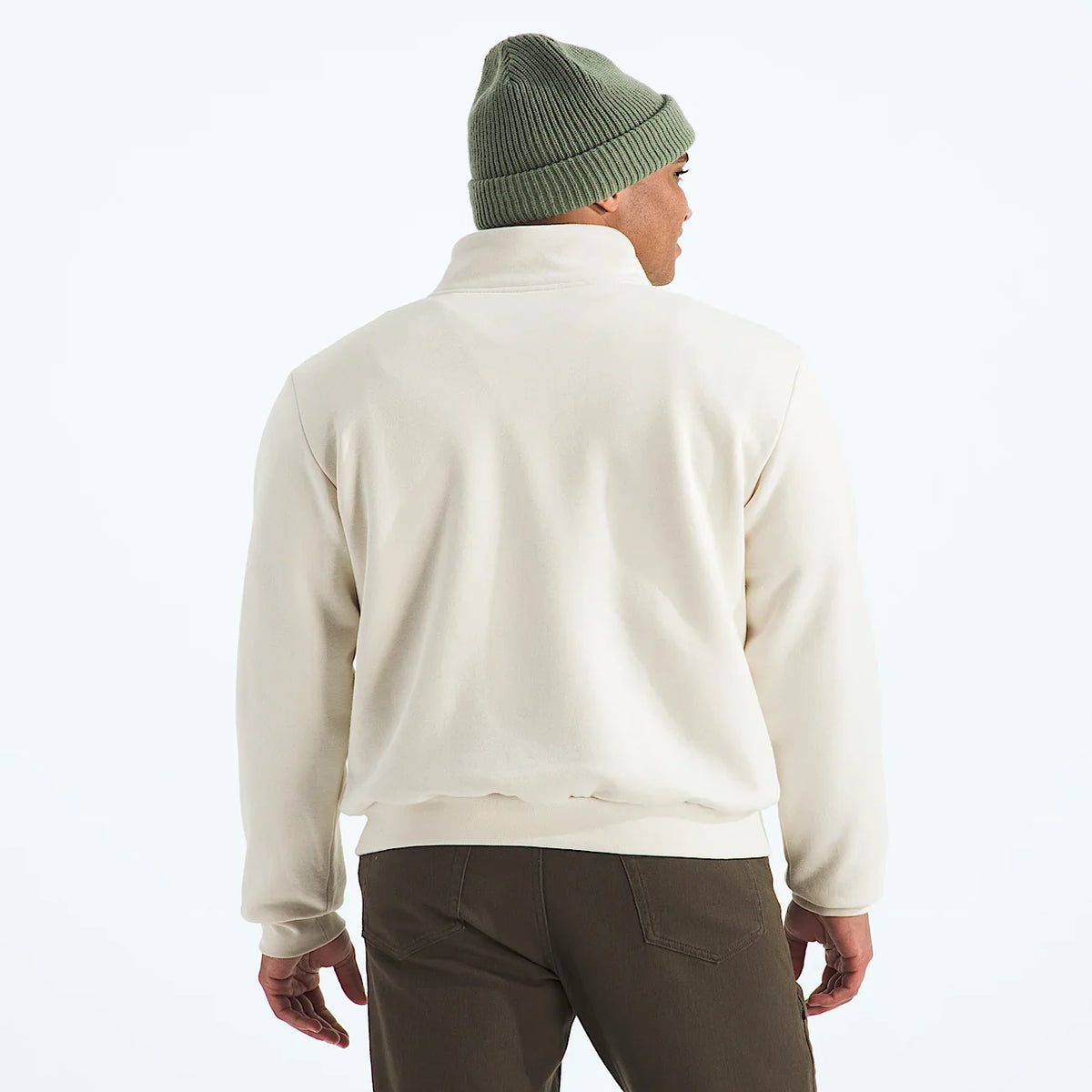 Men's Quarter-Zip Pullover - White