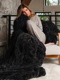 Oversized Plush Blanket - Thunder