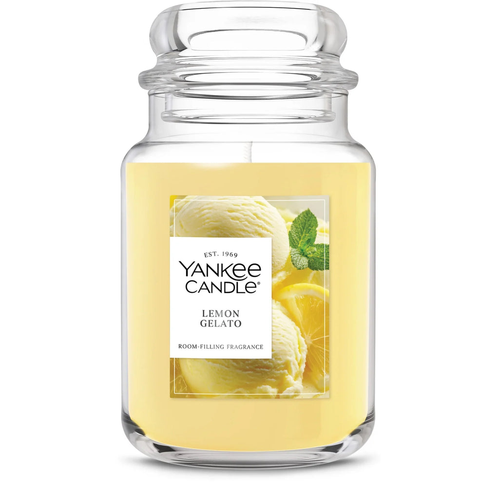 Large Citrus Scented Jar Candle