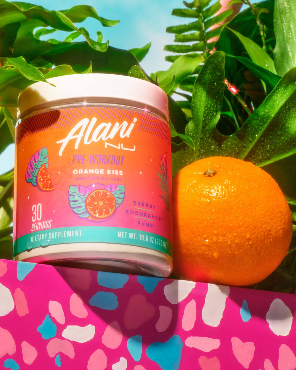 Sugar-Free Pre-Workout Powder - Orange