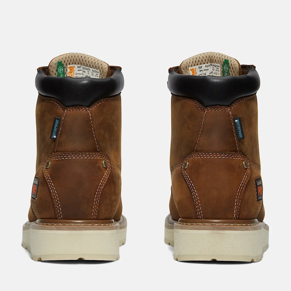 Men's 6-Inch Waterproof Moc Toe Work Boot