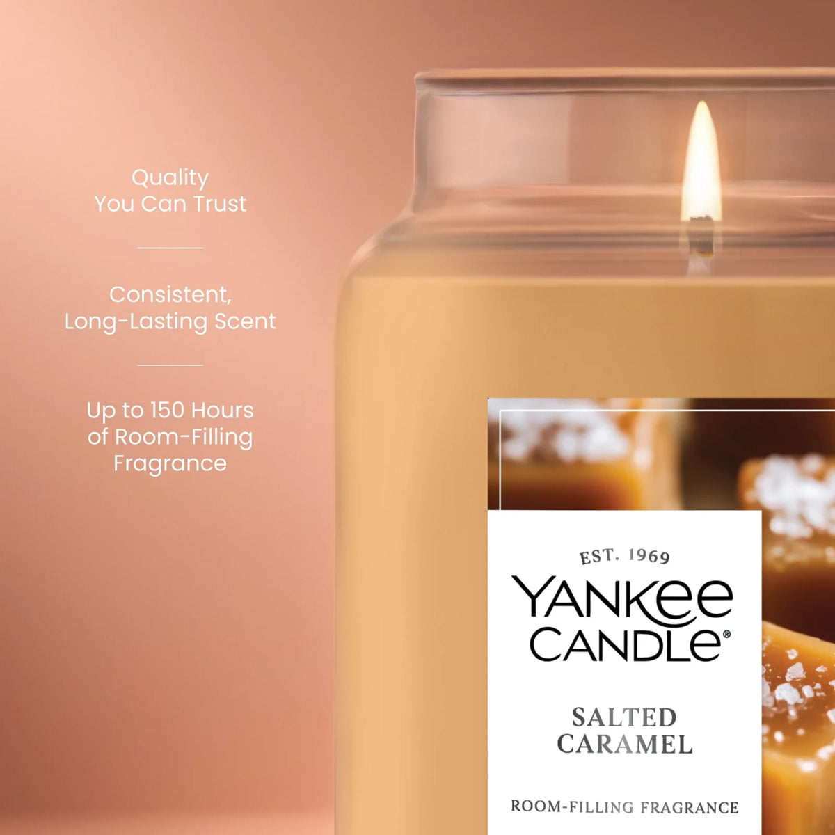 Large Jar Candle - Salted Caramel