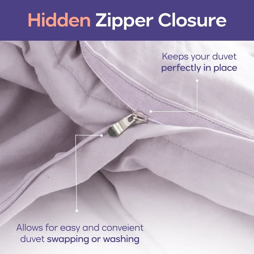 Duvet Cover Set - White, Twin/Twin XL
