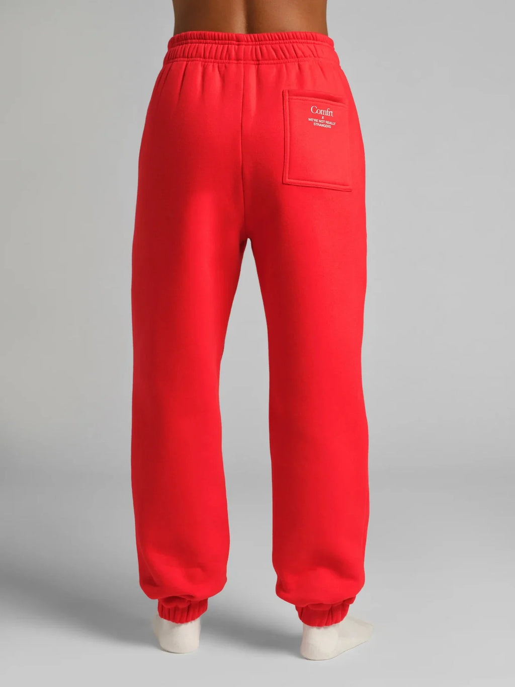 Graphic Jogger Sweatpants - Crimson