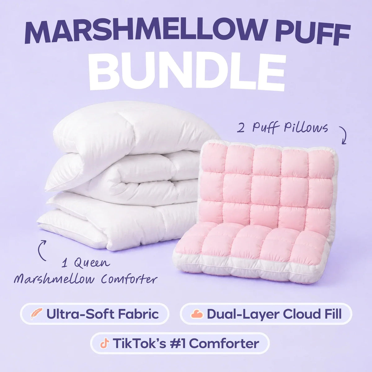 Comforter and 2 Pillow Set