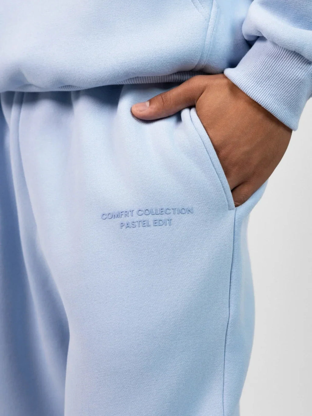 Pastel Jogger Sweatpants - Baby Blue