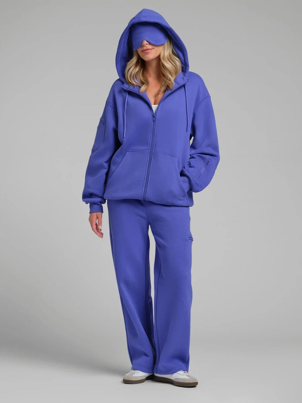 Bright Straight Leg Sweatpants - Violet