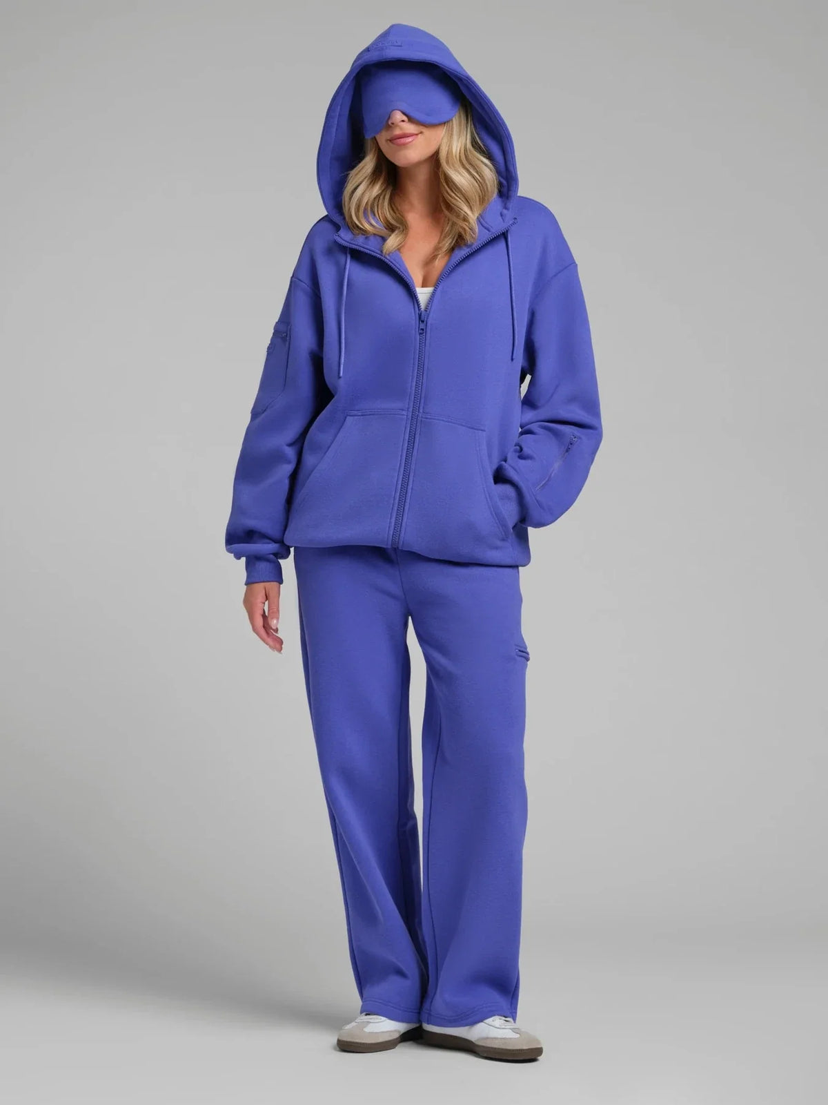 Bright Straight Leg Sweatpants - Violet