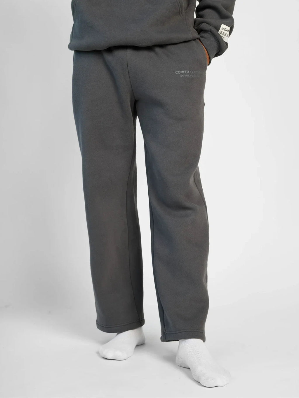 Graphic Straight-Leg Sweatpants - Orchid