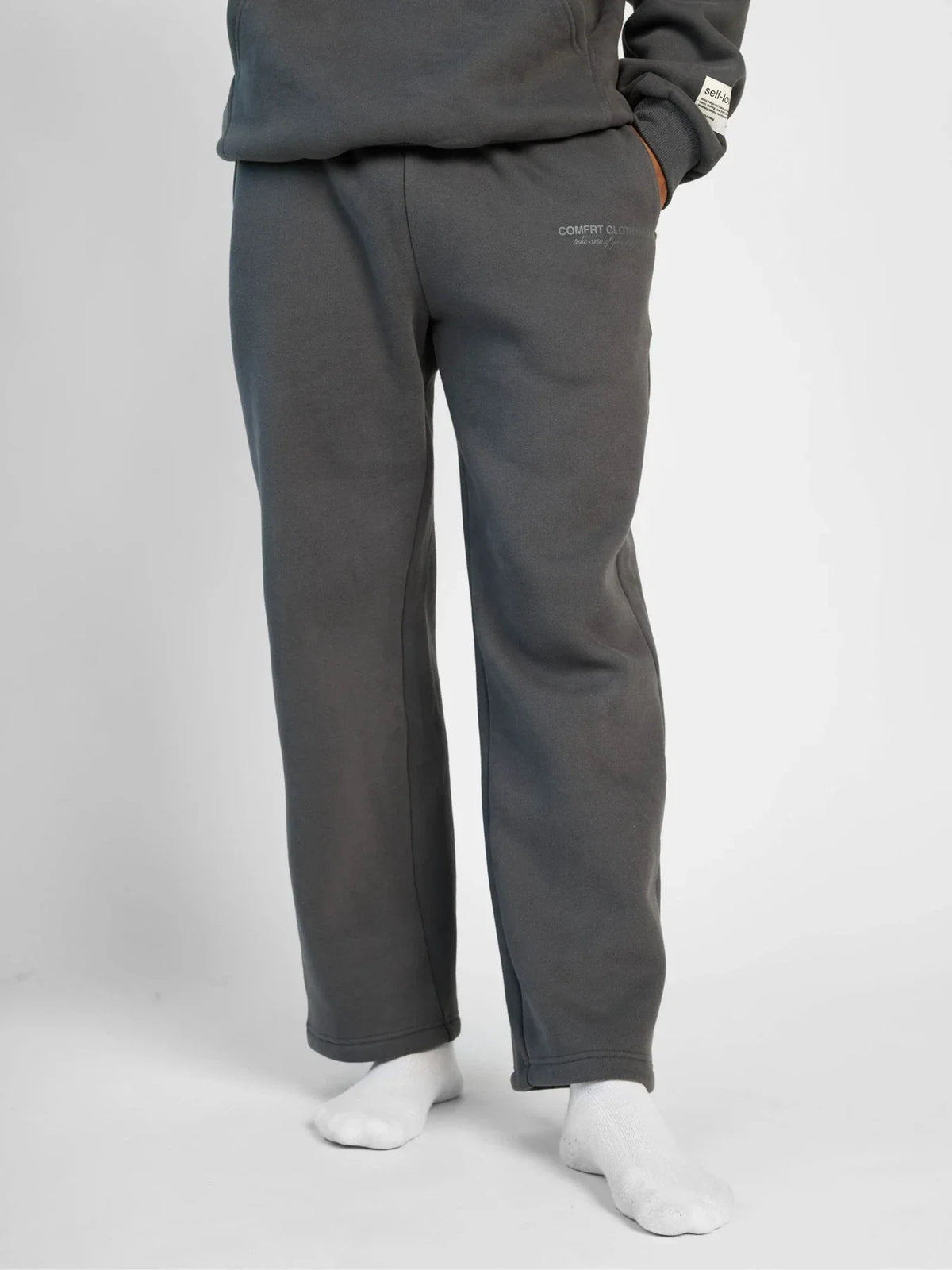 Graphic Straight-Leg Sweatpants - Orchid