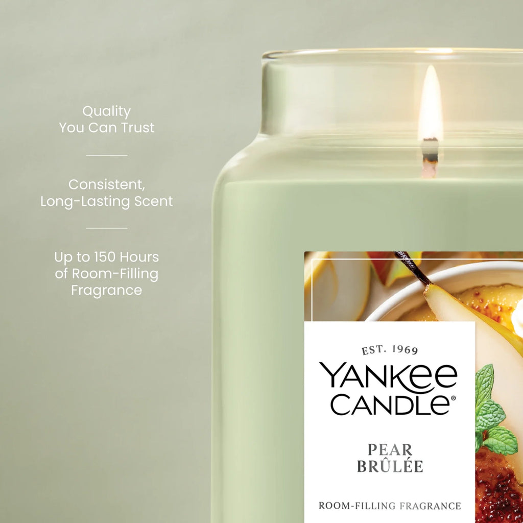 Large Jar Scented Candle - Pear Dessert